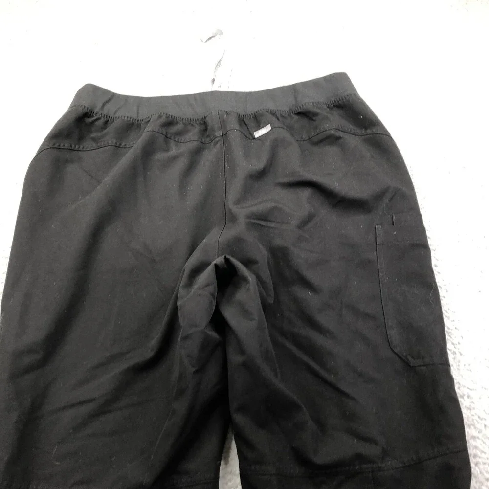 FIGS Scrub Pants Mens 3XL Black Technical Collection Straight Leg Drawstring